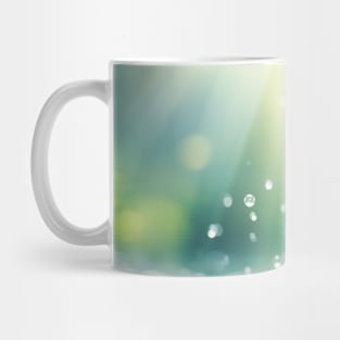 Leaf Water Drop Nature Serene Tranquil Mug